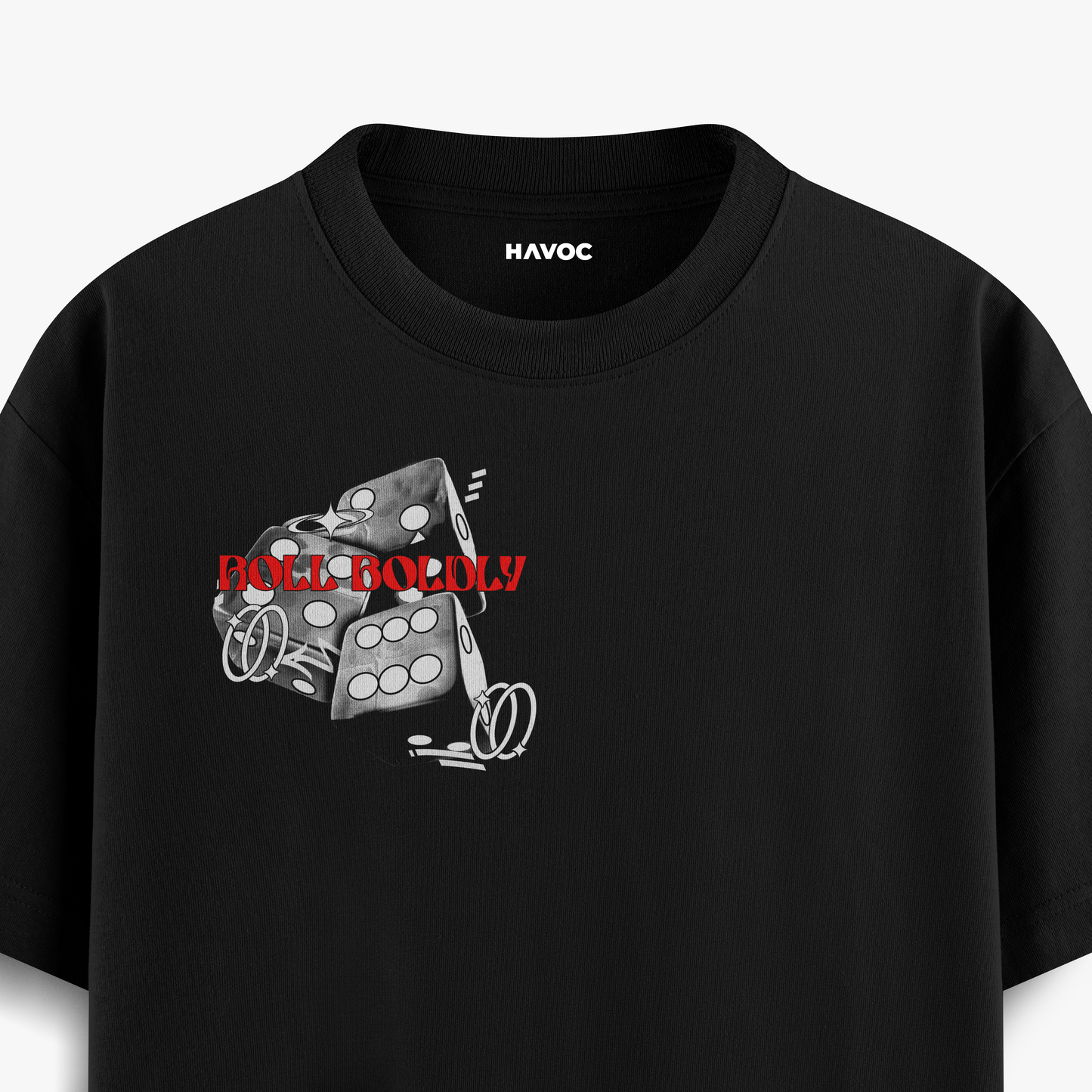 Against All Odds Black & White Graphic TEE