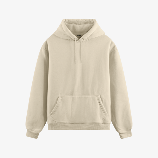 Cotton Beige Hoodie