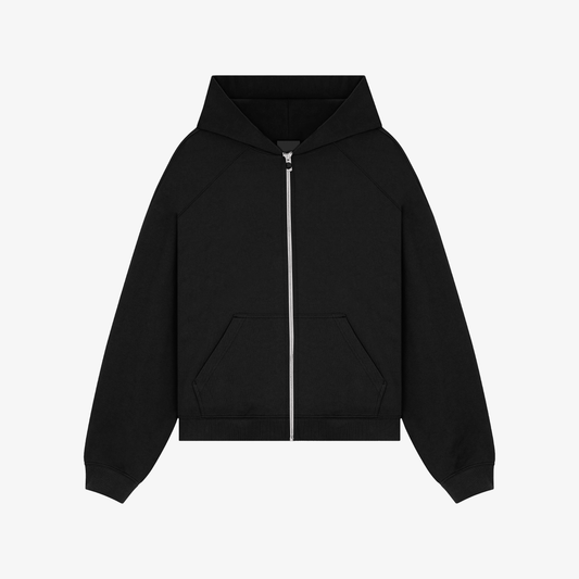 Havoc Staples - Black Zip Up Hoodie